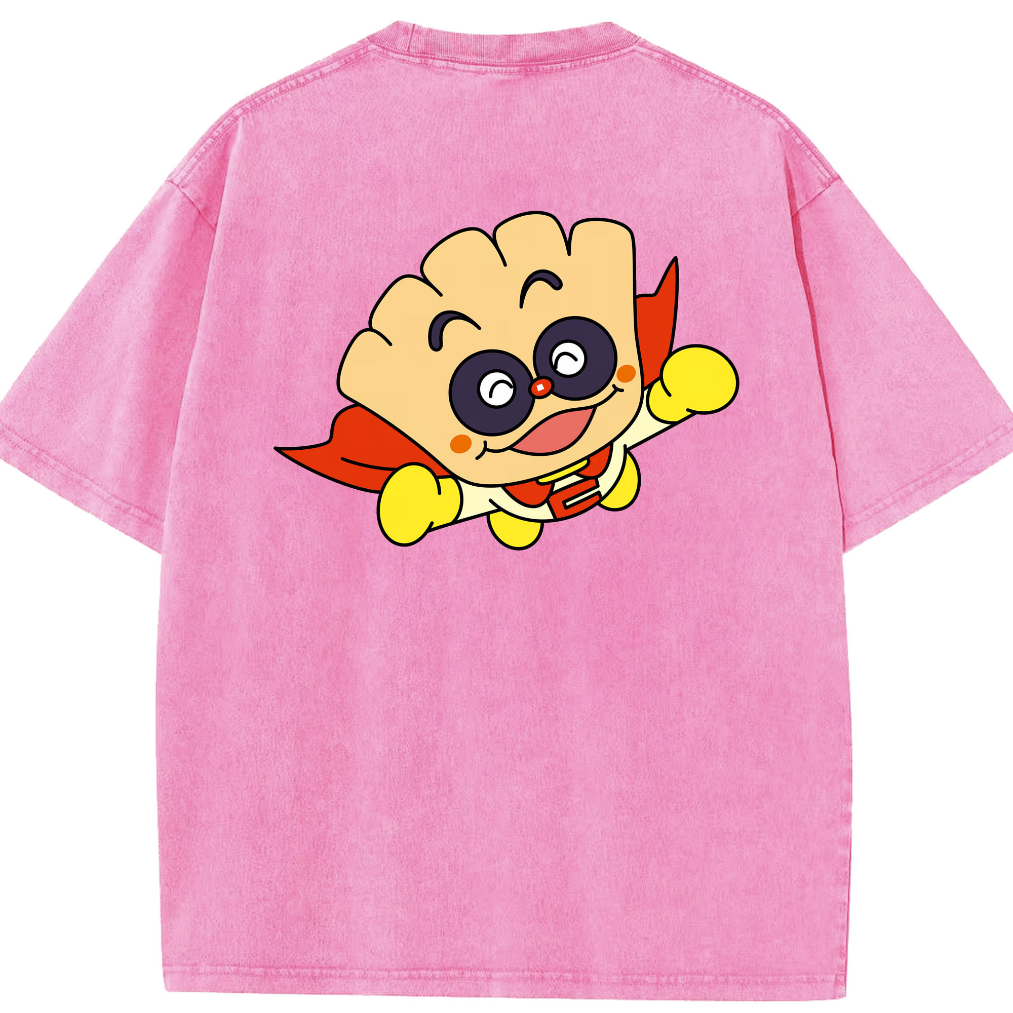 （画像用） アンパンマン Anpanman 綿100% ヴィンテージ風 半袖Tシャツ（背面プリント）